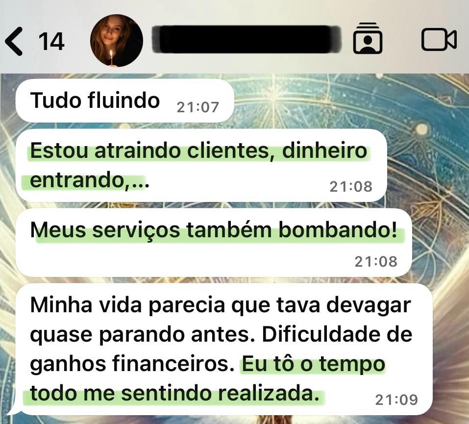 Depoimento de C. S. via WhatsApp