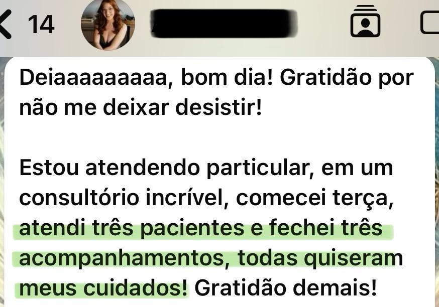 Depoimento de R. A. via WhatsApp